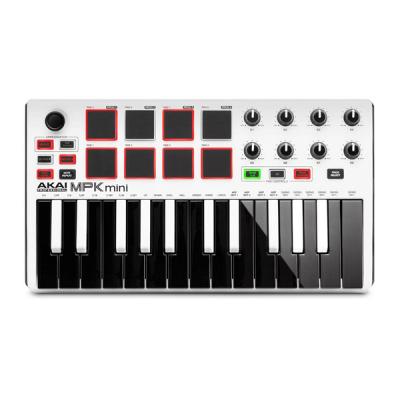 MIDI-клавиатура AKAI PRO MPK MINI MK2 LE WHITE