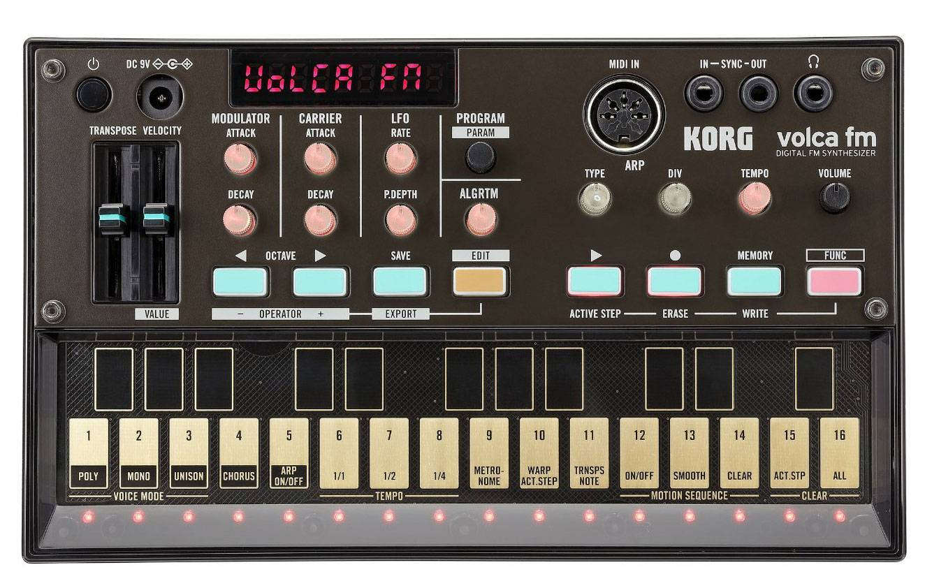 Цифровой FM-синтезатор KORG VOLCA FM купить по цене 14 020 руб. руб. в  интернет-магазине Effect-sound.ru