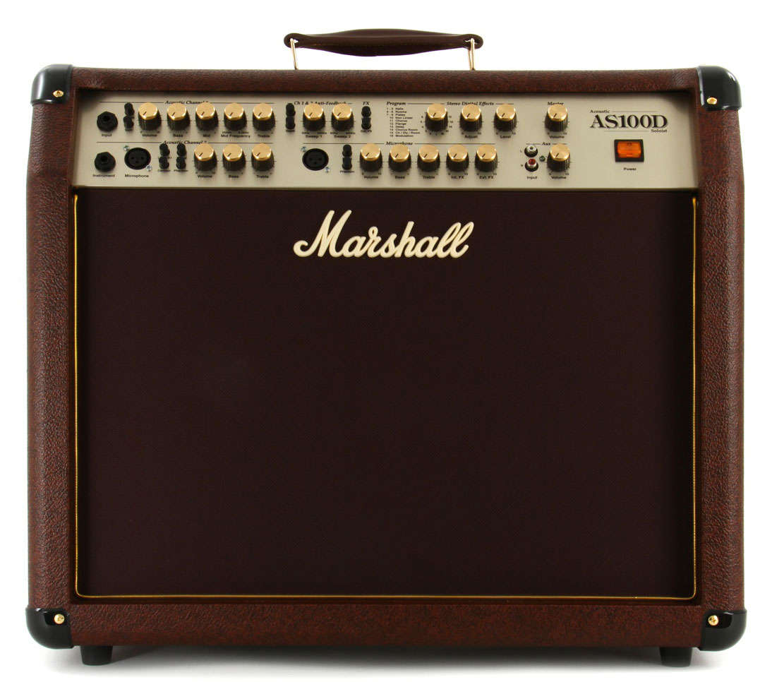 Комбик для акустической гитары MARSHALL AS100D купить по цене 50 000 руб.  руб. в интернет-магазине Effect-sound.ru