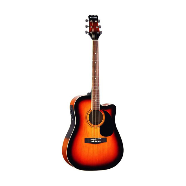 Гитара электроакустическая MARTINEZ FAW702CEQ VS
