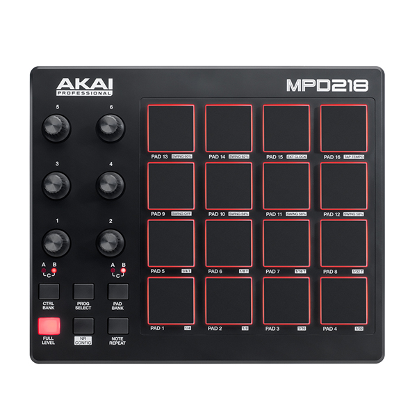 USB/MIDI-контроллер AKAI PRO MPD218