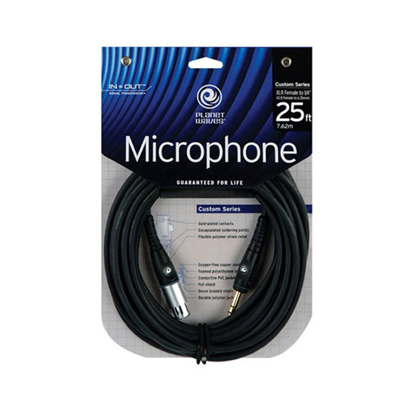 Микрофонный кабель PLANET WAVES PW-GM-25