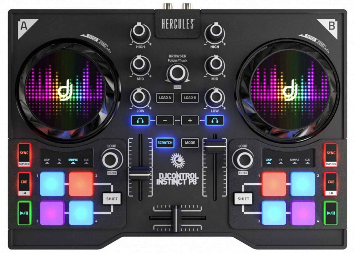 DJ контроллер HERCULES DJ CONTROL INSTINCT P8