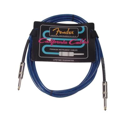 Гитарный кабель FENDER 10 CALIFORNIA CABLE LAKE PLACID BLUE