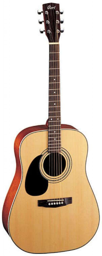 Леворукая акустическая гитара CORT AD880-NS LH