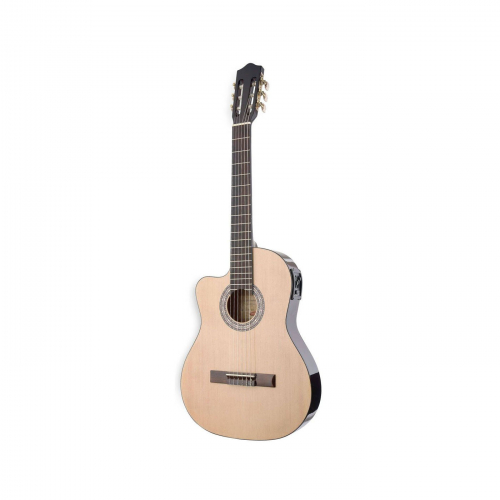 Леворукая электроакустическая гитара STAGG C546TCE-LH