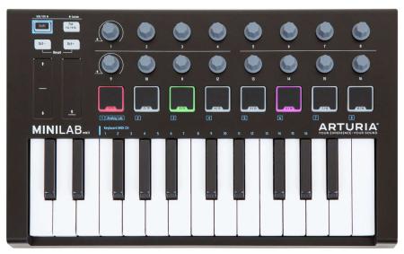 MIDI-клавиатура ARTURIA MiniLab mkII Black Edition