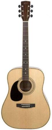 Леворукая акустическая гитара CORT AD 880 LH NAT W_BAG