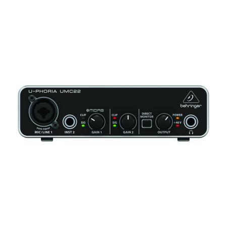 USB-аудиоинтерфейс BEHRINGER U-PHORIA UMC22