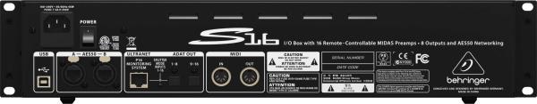 I/O-BOX BEHRINGER DIGITAL SNAKE S16