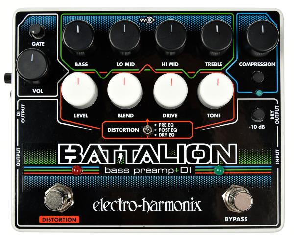 ELECTRO-HARMONIX Battalion Bass Preamp + DI