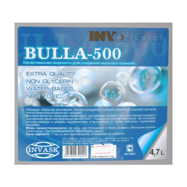 Жидкость мыльных пузырей INVOLIGHT BULLA-500